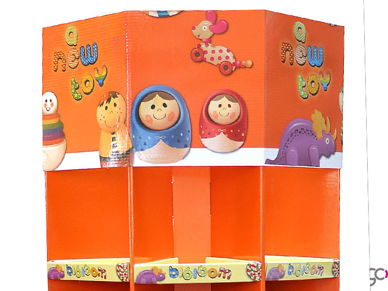 瓦楞紙展示架 瓦楞紙展示架